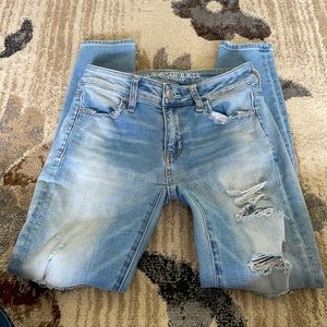 American Eagle super stretch jeans